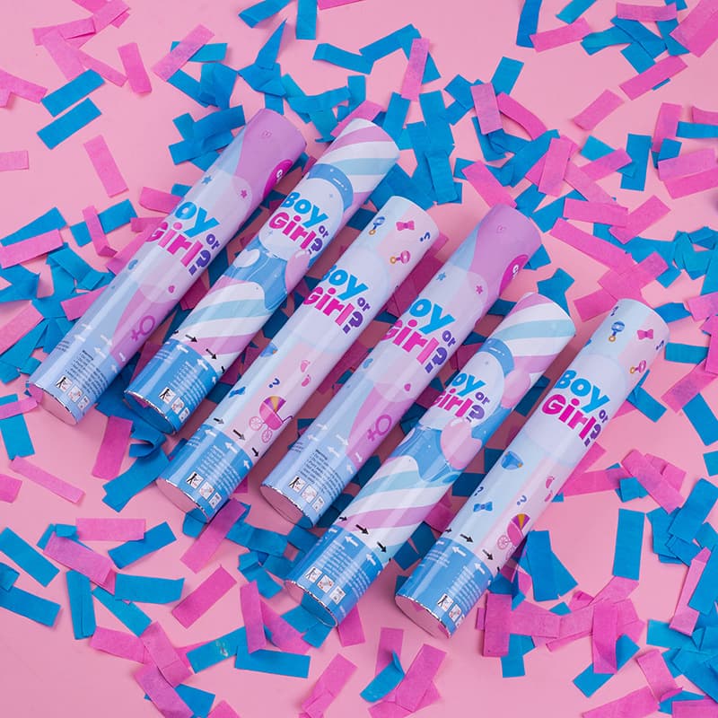 ConfettiGo Gender Reveal Cannons – Eco-friendly & OEM ConfettiGo Gender Reveal Cannons – Eco-friendly & OEM