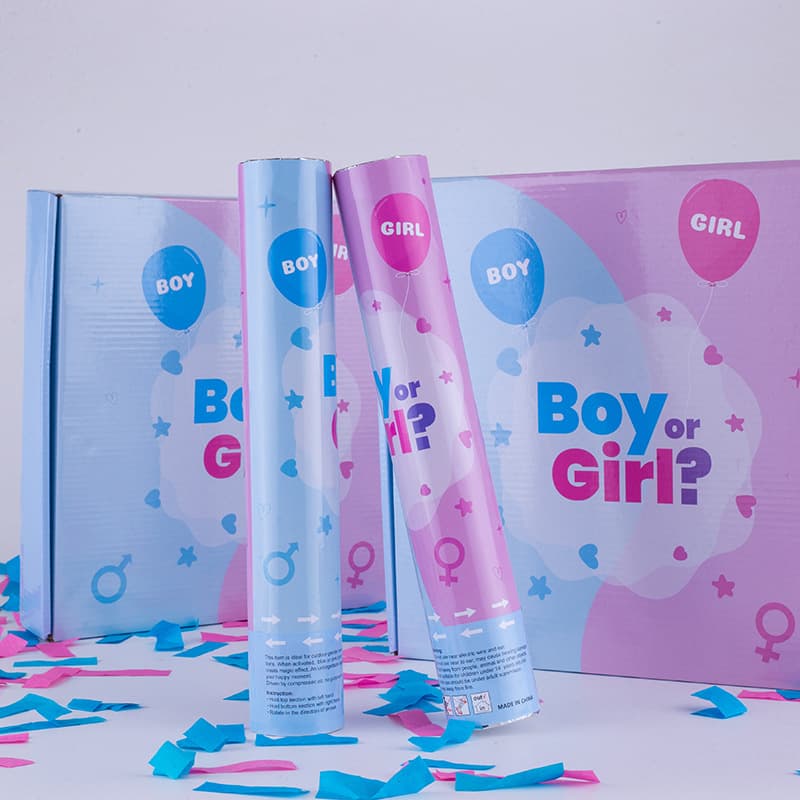 ConfettiGo Gender Reveal Cannons – Eco-friendly & OEM ConfettiGo Gender Reveal Cannons – Eco-friendly & OEM