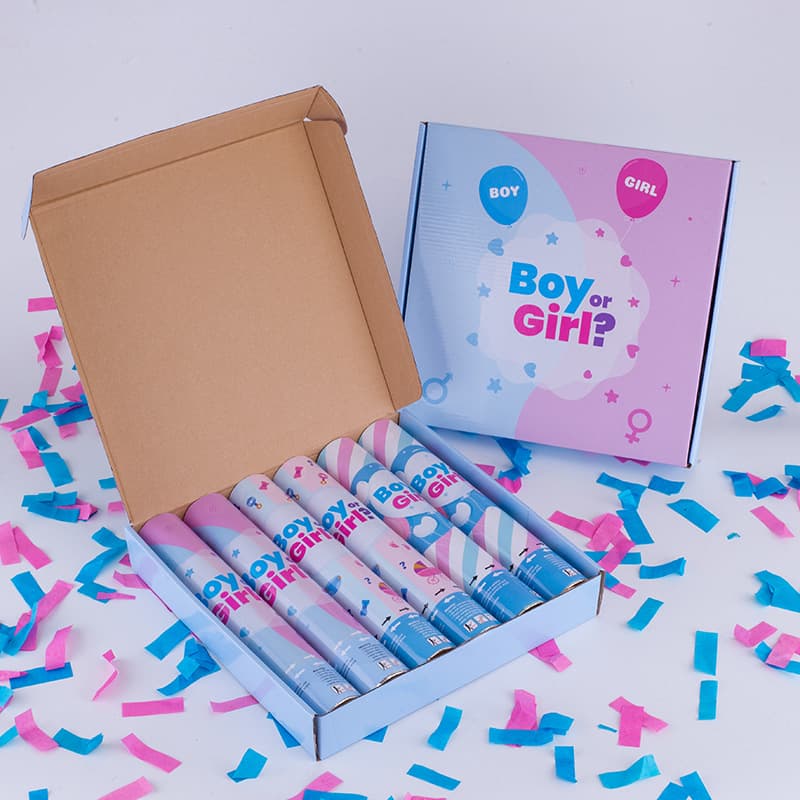 ConfettiGo Gender Reveal Cannons – Eco-friendly & OEM ConfettiGo Gender Reveal Cannons – Eco-friendly & OEM