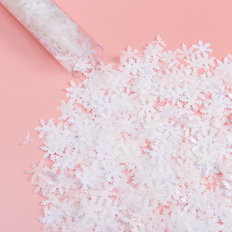 ConfettiGo 30cm 눈송이 컨페티 캐논