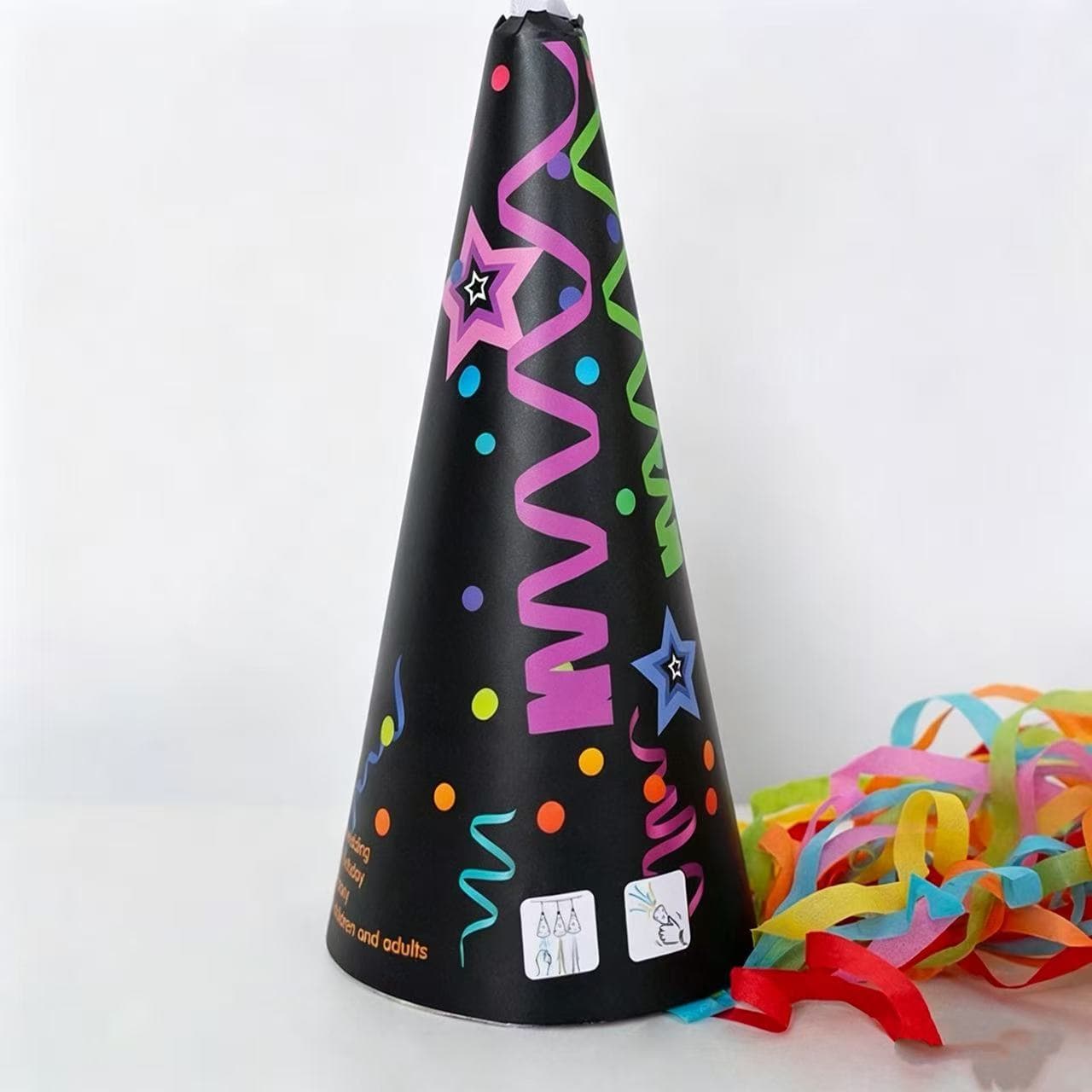ConfettiGo Ice Cream Hand-Thrown Streamers for Birthday Parties