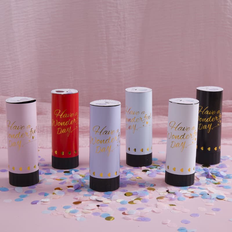 ConfettiGo Canons Miniatures Premium – Imprimés & Écologiques