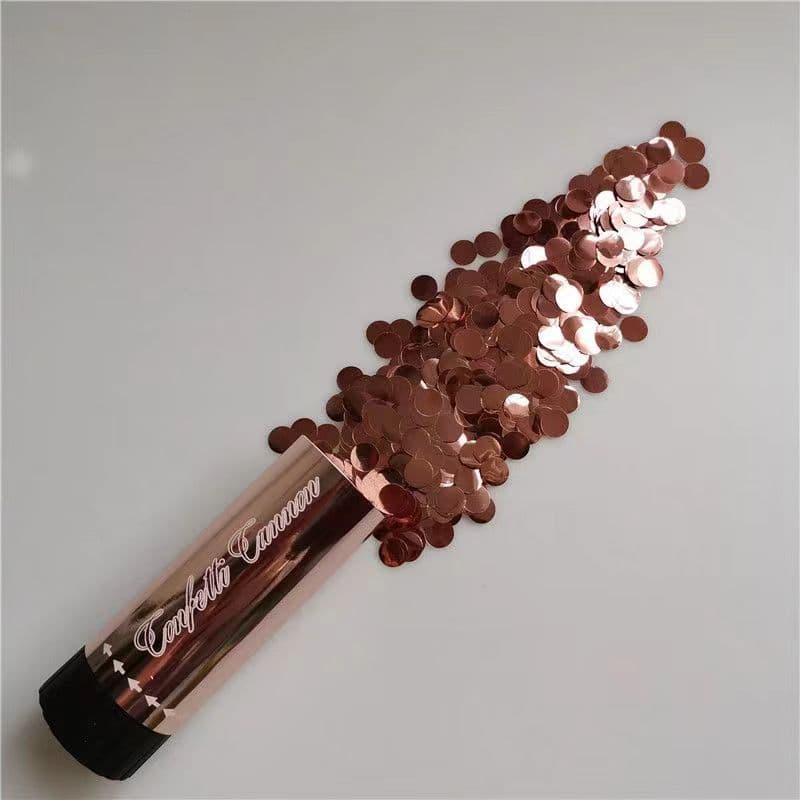 ConfettiGo Mini Hand-Push Confetti Cannon – 11cm