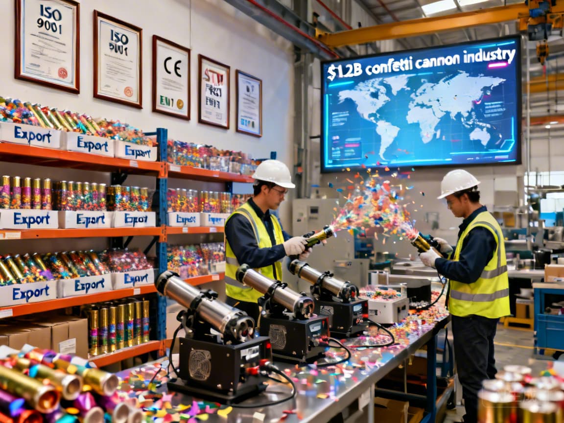 Erschließung von Umsatzpotenzial bei Partybedarf: Wie ein vertrauenswürdiger B2B-Konfettikanonen-Lieferant Wachstum in einem globalen Markt von 1,2 Mrd. USD antreibt